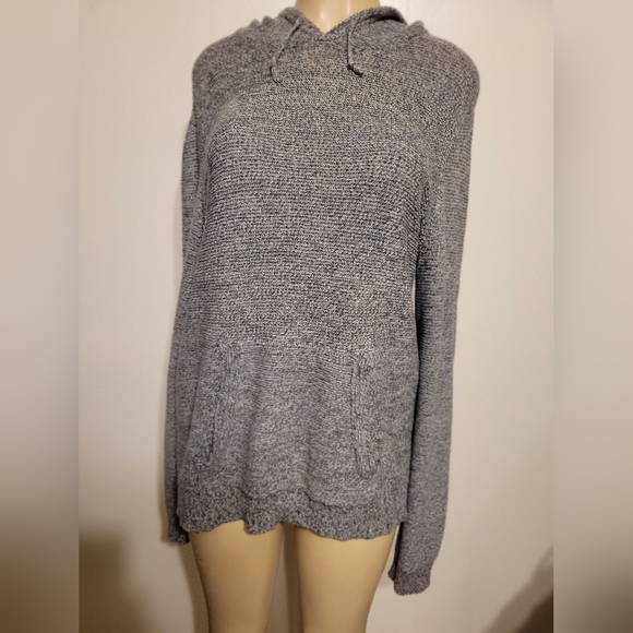 AEROPOSTALE GREY Sweater Pockets Medium Soft Oversized Cozy Winter - Picture 1 of 5